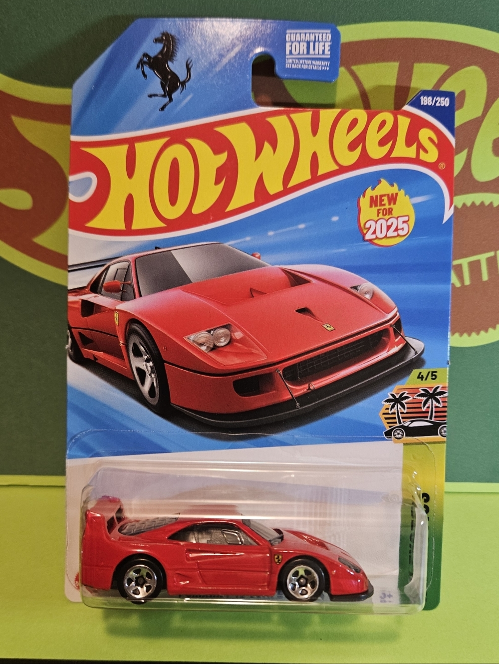 HotWheels Red Ferrari F40 Collectible Car